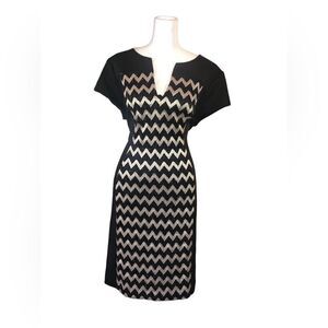 Established in 1962 chevron print dress size 14
